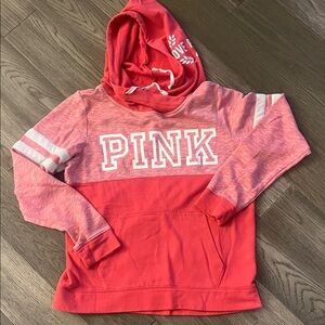 PINK Victoria's Secret Hoodie in Pink and White